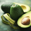 weight loss concept.NatureÃ¢â¬â¢s Green Gems A Captivating Snapshot of Avacados